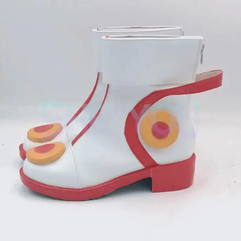 أحذية Uta التأثيرية من قطعة واحدة من جلد البولي يوريثان للنساء والفتيات لحفلات الهالوين