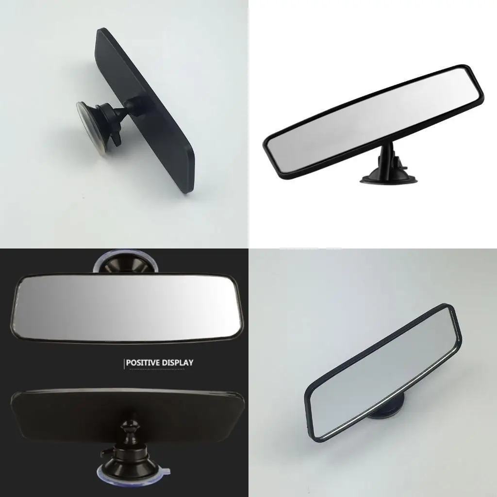 360° Rotates Adjustable Suction Cup Wide-angle Rearview Mirror for Car Truck New