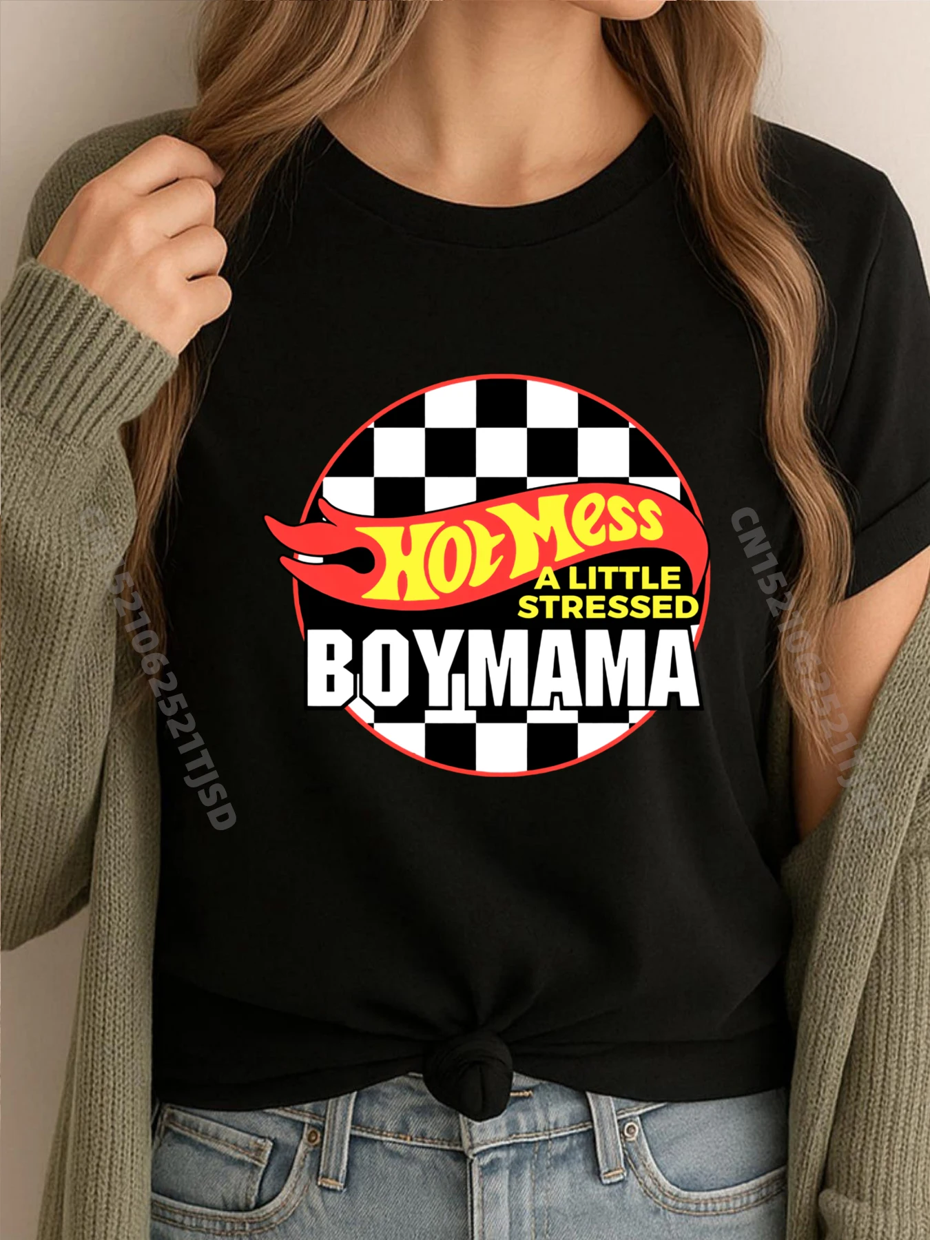 

Подарки для мамы, горячая расслабляющая маленькая стрессовая одежда для мамы, осенняя одежда, эстетичная белая футболка для женщин