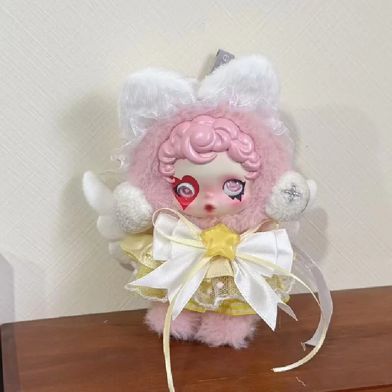 Ropa para muñecas Osky, traje de ángel bonito de 10Cm para muñeca de vinilo, traje hecho a mano para coleccionistas de juguetes, decoración del hogar