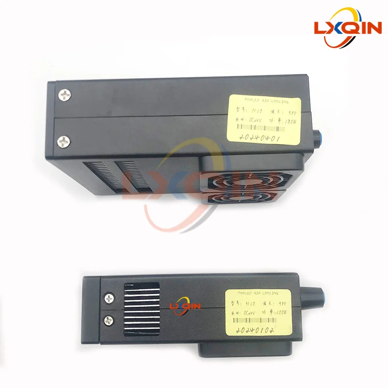 LXQIN Fan Air Cooling UV Curing Lamp for XP600 i3200 printhead UV LED for UV Printer Drying Blue-Violet Light 395nm