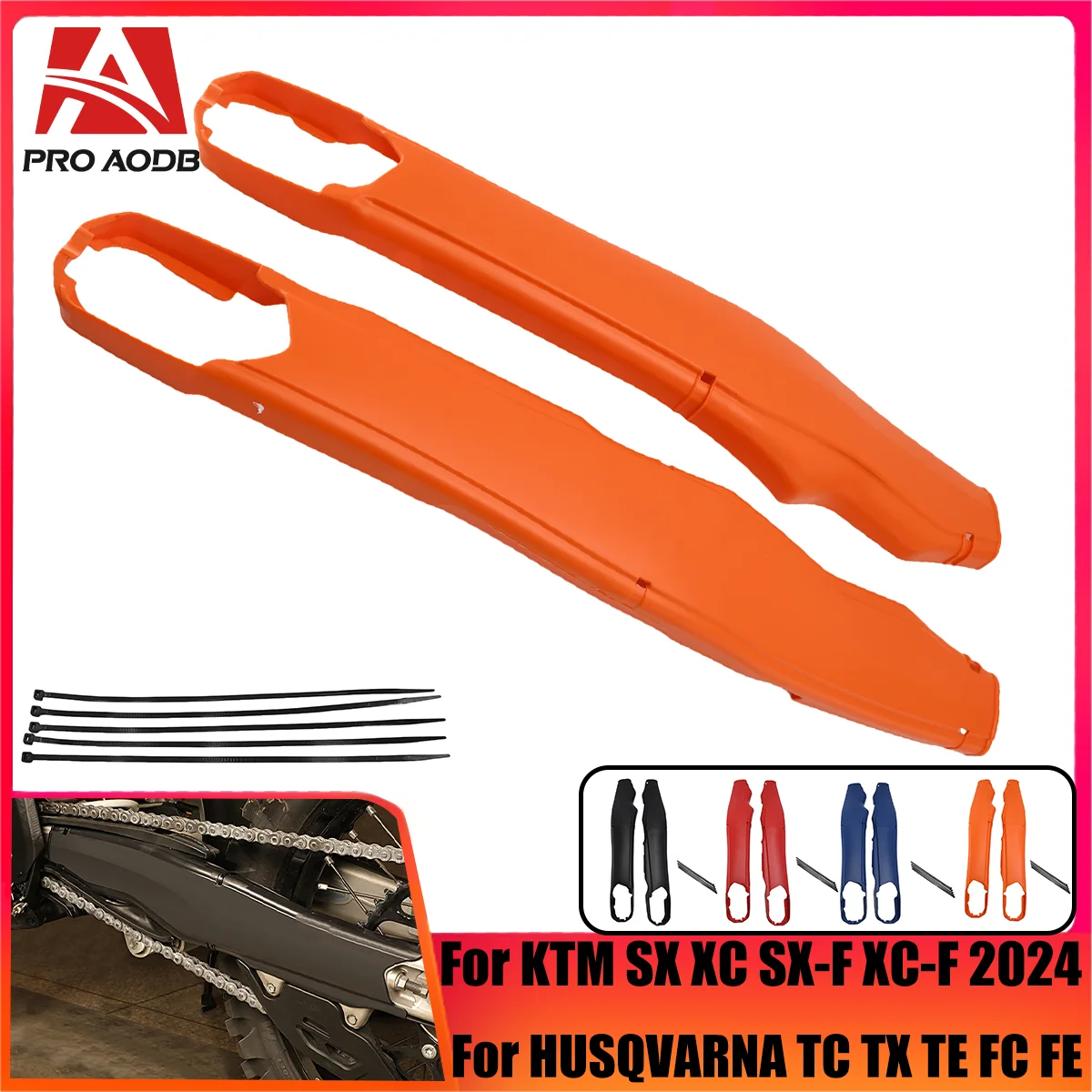 

Motorcycle 2024 Swingarm Swing Arm Protector For GASGAS For HUSQVARNA TC TX TE FC FE 125 250 300 350 450 For KTM SX XC SX-F XC-F