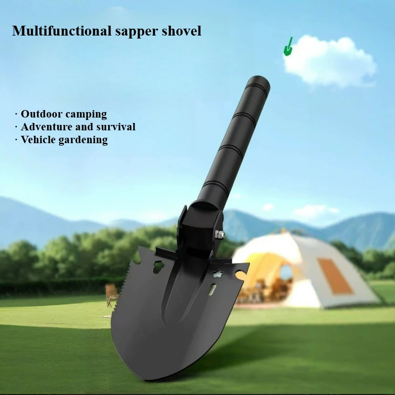 

Engineer Shovel Compass Household Small Garden Outdoor Camping Fishing Vehicle-mounted Emergency 36.5cm*9.6cm Size