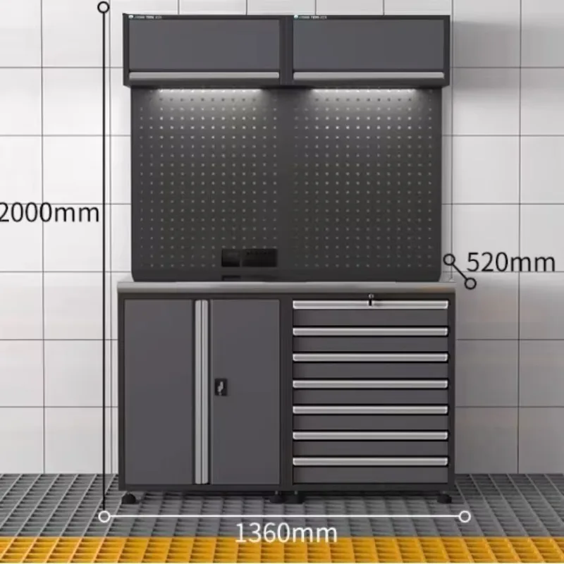 Tool Cabinet Workshop Storage  Large Combination Garage Workbench Furniture Modular Tool Chest