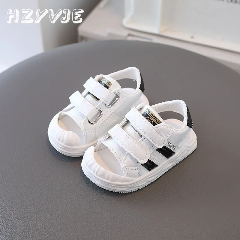 Summer Baby Kids Sandals 2024 Children Trend Fashion Toddler Baby Boys Girls  Anti-slippery Soft-soled Walking Shoes Footwear