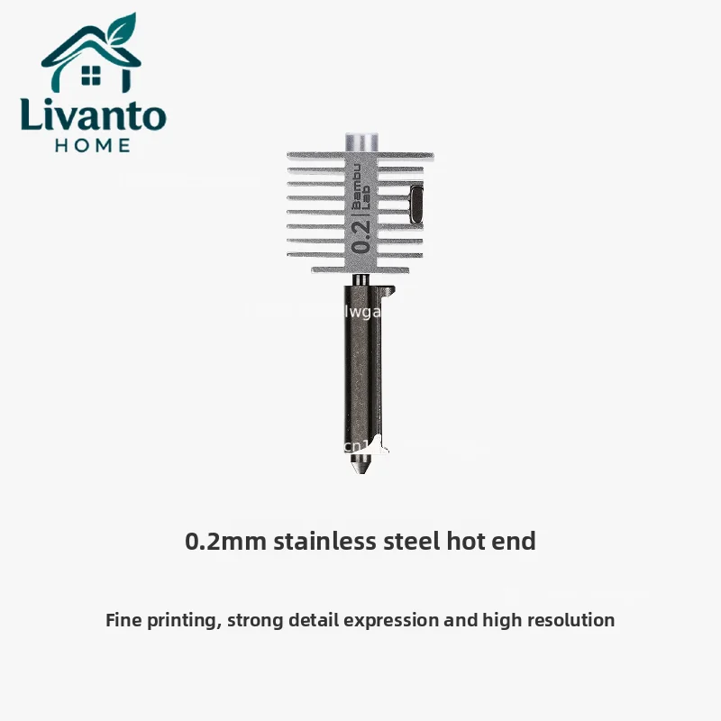 

Hardened steel stainless steel hot end nozzle [for A1/A1 mini] 0.2/0 4/0.6/0.8mm hardened steel