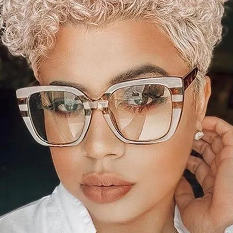 

Fashion Ladies Reading Glasses Women Men Trendy Presbyopia Eyeglasses Cat Eye Anti-blue Light Eyewear for Female