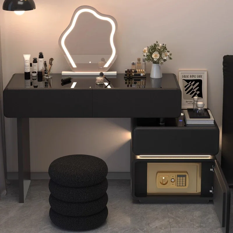 Espelho de Maquilhagem com Luz para Mesa de Toucador, Design Moderno para Quarto, Penteadeira Europeia, Móveis Pós-modernos para Quarto