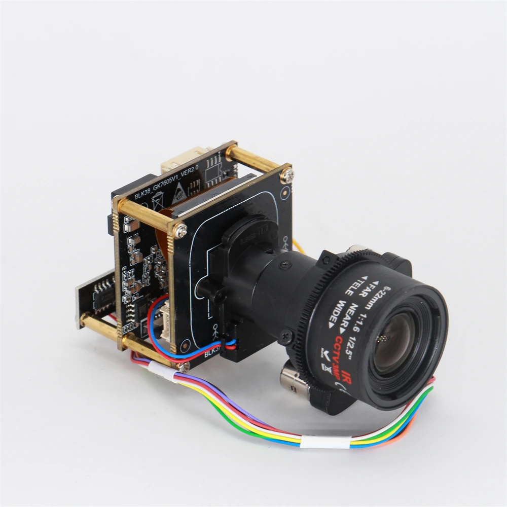 

New IMX327 Intelligent Black Light Starlight Full-color High-definition Network Electric Focus IP Camera Module SIP-K327G6-0622