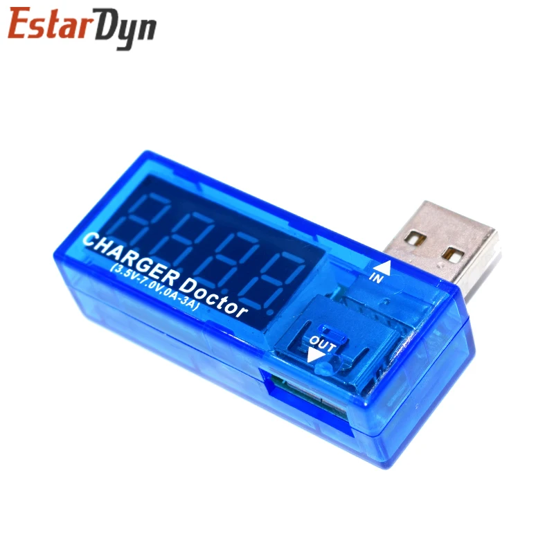 Digital USB Mobile Power charging current voltage Tester Meter Mini USB charger doctor voltmeter ammeter LED display