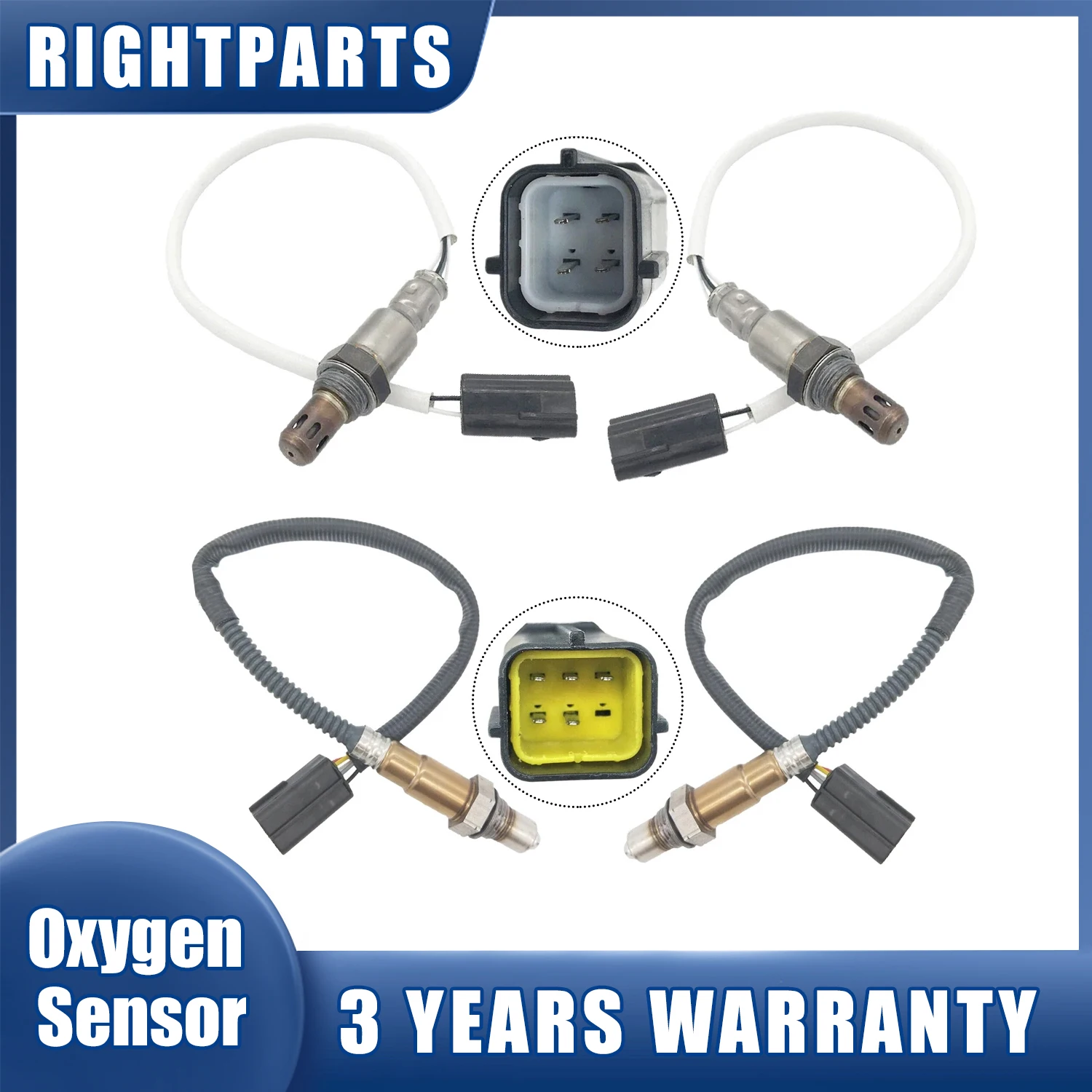 4PCS Upstream+Downstream Oxygen O2 Sensor 234-4381 234-5095 22693-1LA0C 22690-ED000 For QX56 5.6L 2011 2012 2013 QX80 5.6L 2014