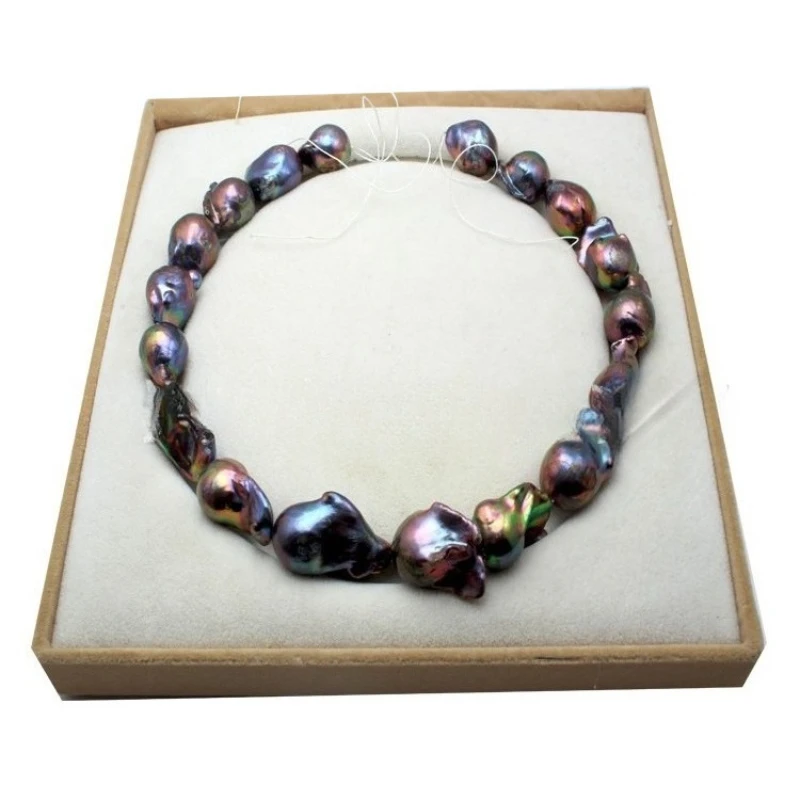 

Natural Pearl Necklace, Peculiar Shaped Pearls, Baroque European and American Style