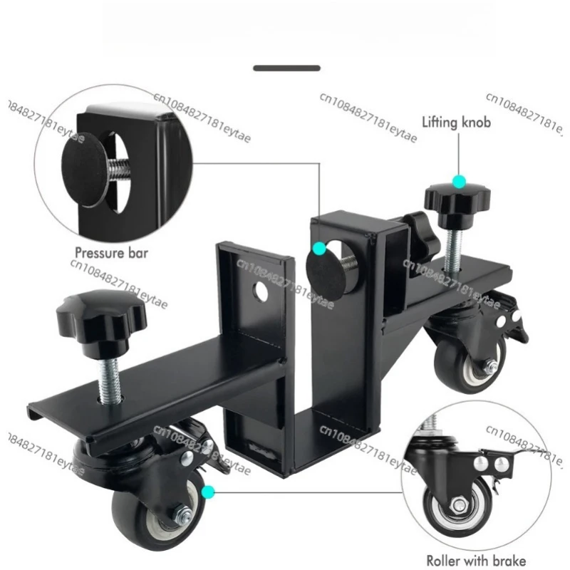 Door Panel Handling Cart Translation Roller Heavy Duty Door Panel Trolley