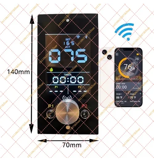 WiFi & Bluetooth Smart Grill Controller | Replacement Digital Control Board for Traeger & Pit Boss Wood Pellet Grills