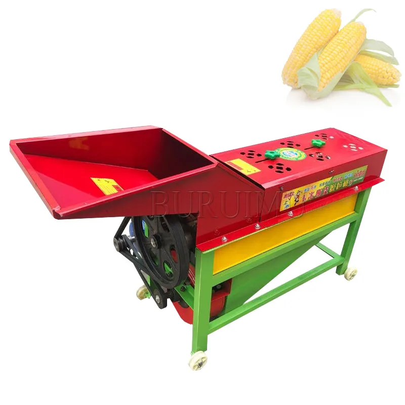 Automatic Corn Thresher Maize Peeler Sheller Machine Electrical Corn Threshing Sheller Agricultural Machinery