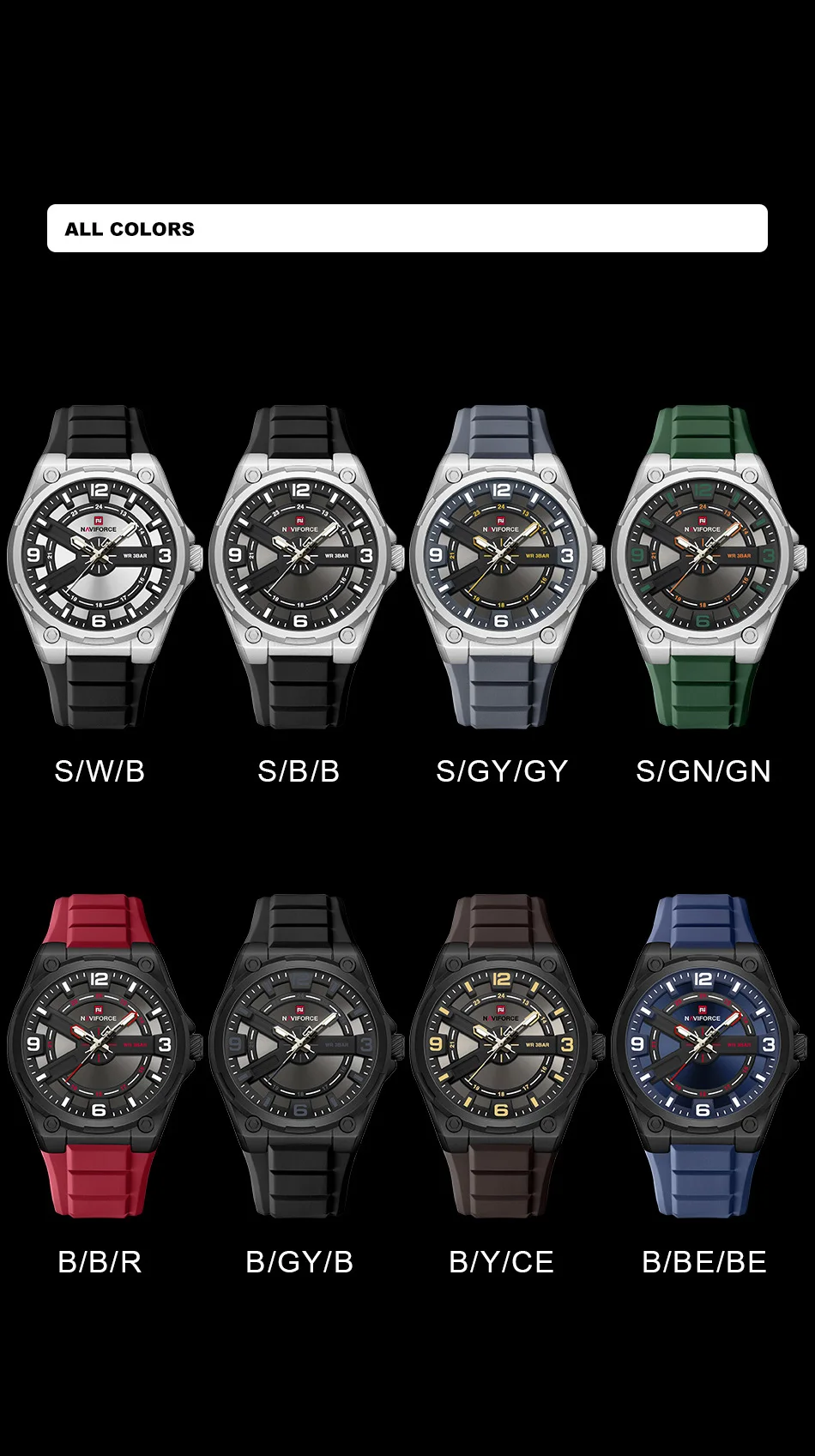 Montre Quartz Pour Homme - Grand Cadran, Date Automatique - Bracelet En Silicone Confortable - Style Sport