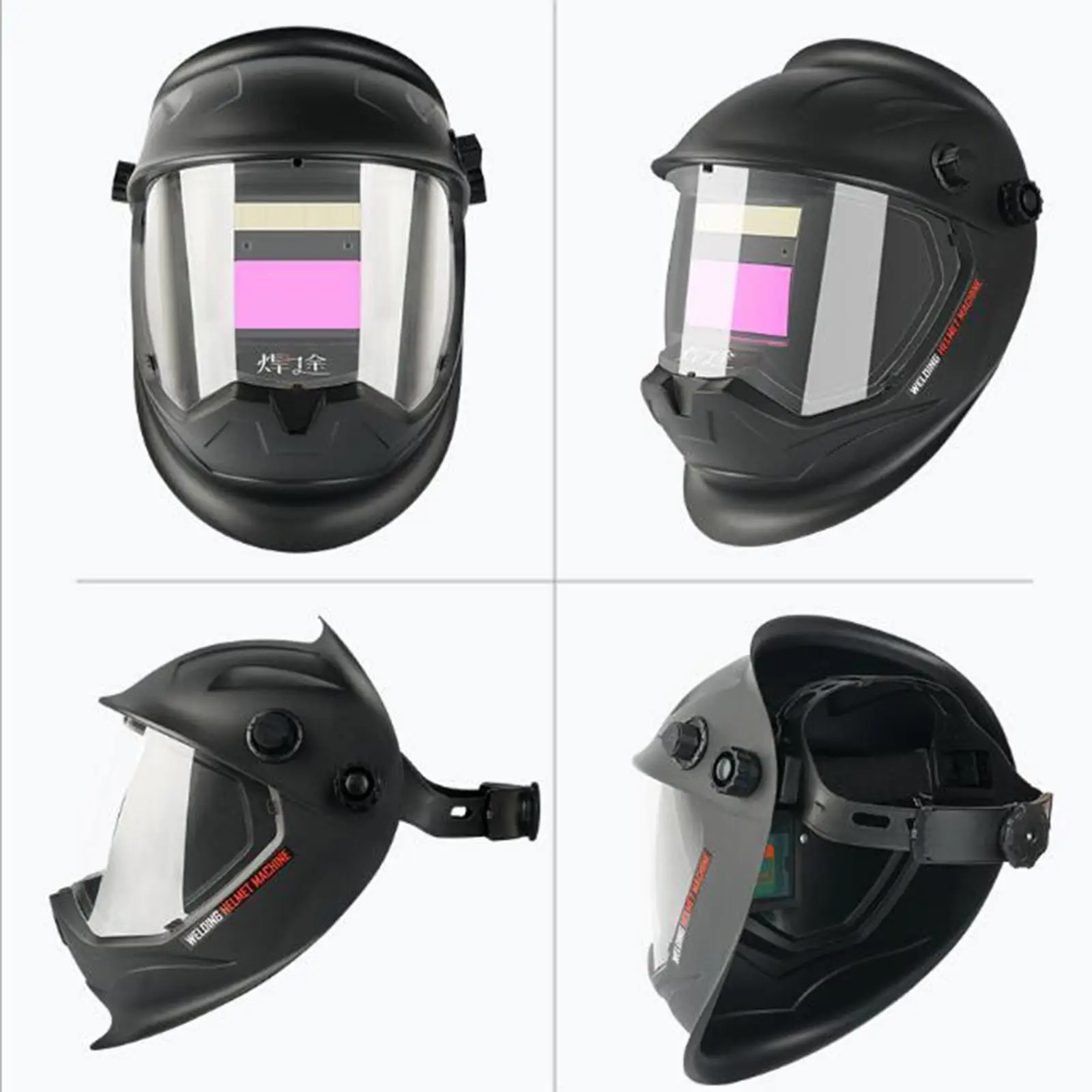 Enhanced Eye Protection Large Viewing Size Welding Helmet True Colour View True Colour Welding Mask