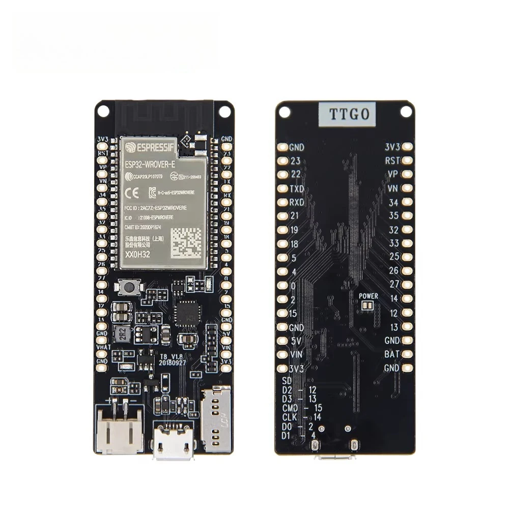 LILYGO® T8 V1.8 ESP32-WROVER Development Board 8MB PSRAM TF Card Slot WiFi Bluetooth Module for IoT Smart Home DIY Projects