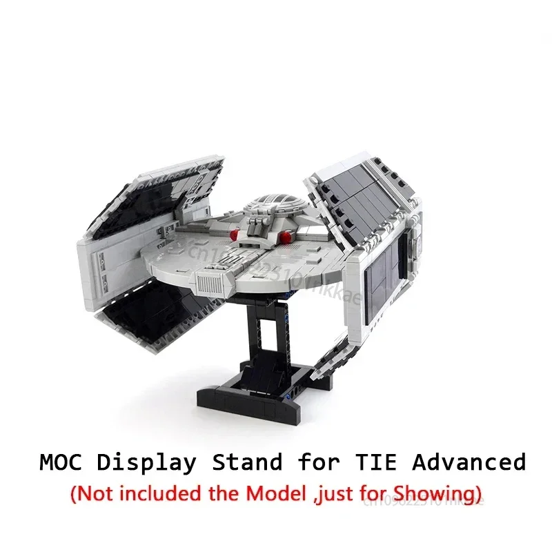 Customized Display Stand For TIE Advanced X1 and TIE Bomber 75347 MOC Building Blocks DIY Assembly Bracket Bricks Kids Toy Gift