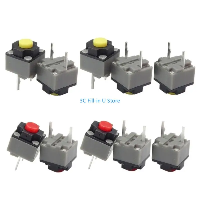 G8TA 5pcs Кнопка Mute кнопка Kailh 6x6x7.3 Кнопка мыши тихого переключателя Micro Switch 6x6x7.3 мм