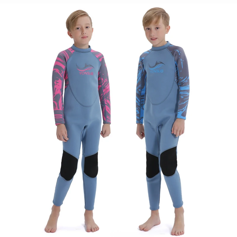 

Kids Wetsuit 2mm Neoprene Surf Diving Suit Swimwear For Boys Girls Underwater Swimsuit Children Scuba Thermal Bathing Suits