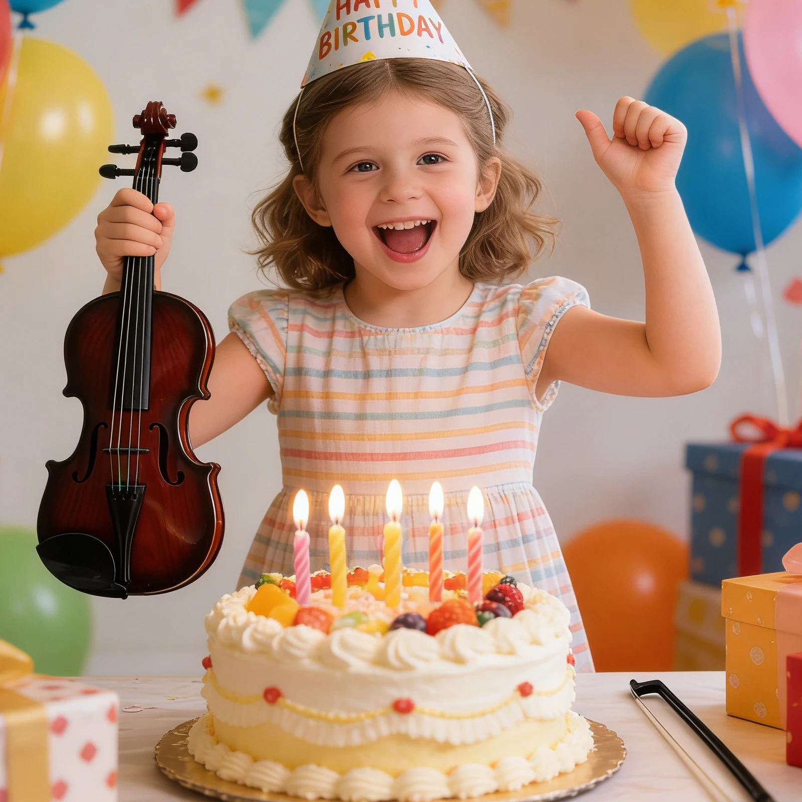 

Mini Violin Plastic Build Light and Easy Hold Children Music Violin Excellent Gift for Kids Emulational Random Color