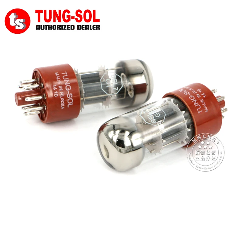 TUNG-SOL 6SL7หลอดอิเล็กทรอนิกส์เปลี่ยน6SL7/6N9P/6H9C สูญญากาศโรงงาน Precision การจับคู่เครื่องขยายเสียง