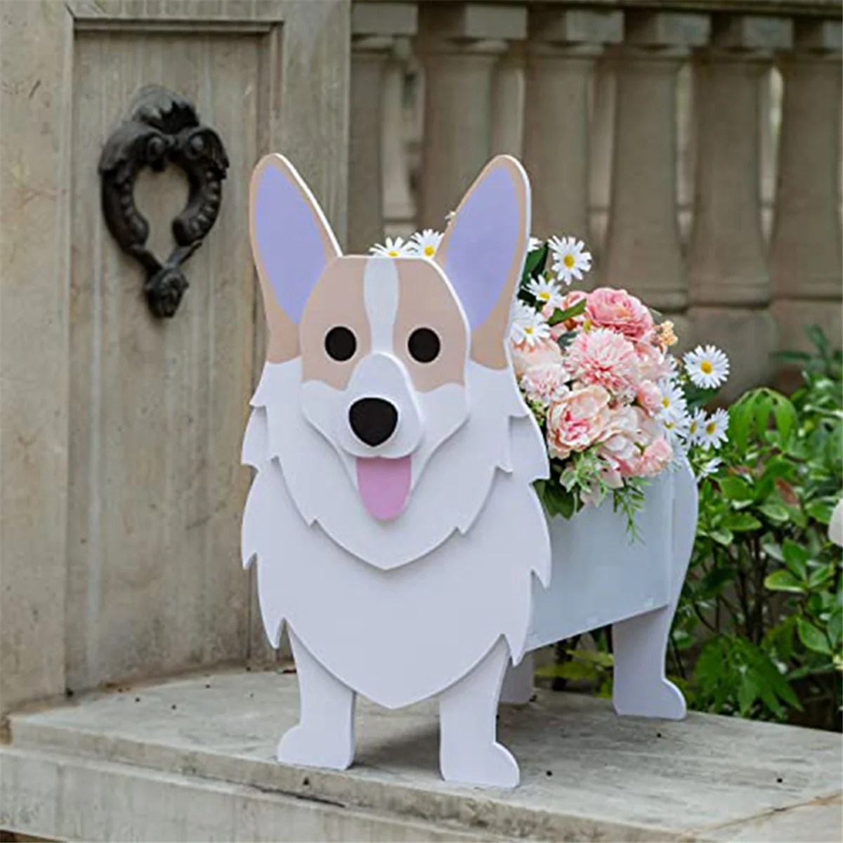 

-Gifts for -Lovers, -Dog Planter Plant Pot, Cute Dog Flower Pot for Garden Decoration