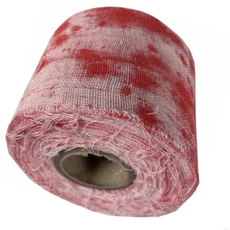 Tissu sanglant d'halloween B95F, pour fête d'halloween, partie corps mort, mains cassées, décorations maison hantée