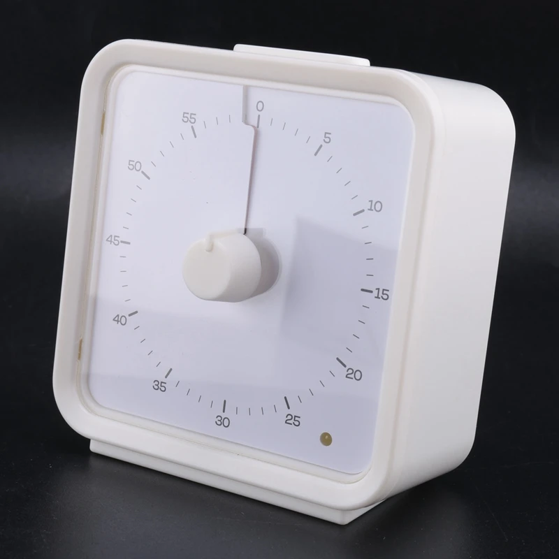 Pomodoro Timer For Kitchen, Time Management Study Classroom Timer, 60-Minute Visual Timer With Silent Operation Easy Install -A