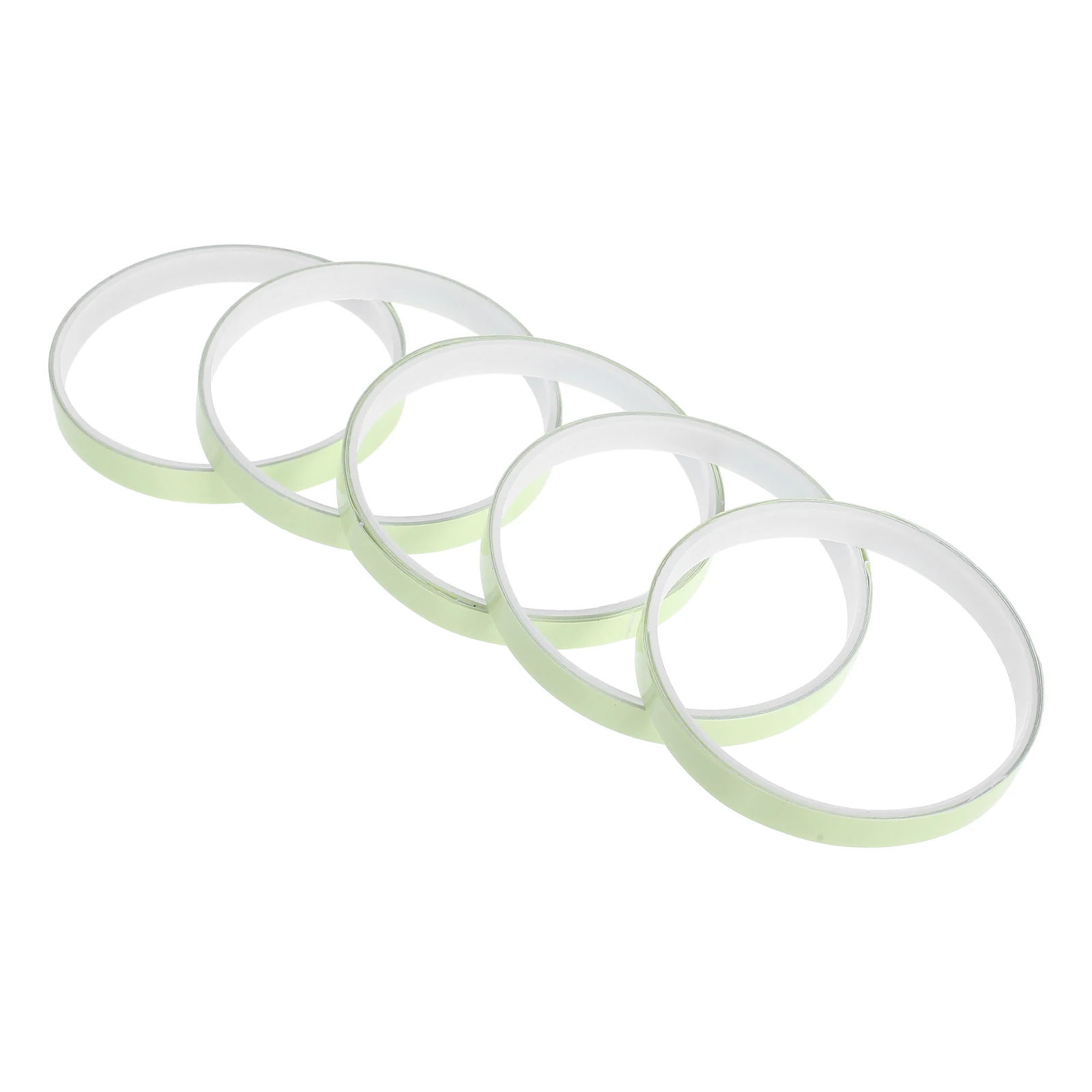 

5 Rolls Green Glow Fluorescent Adhesive Tape Anti-Slip Safety Stair Floor Strips Outdoor Indoor Emergency Pathway Step Caution