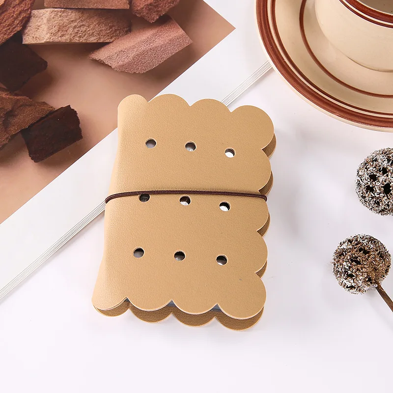 18 Pcs Inner Clear Pages Hold 36 Mini 3 Inch Photos Cookie Style PU Leather Photocards Cute Collection Album