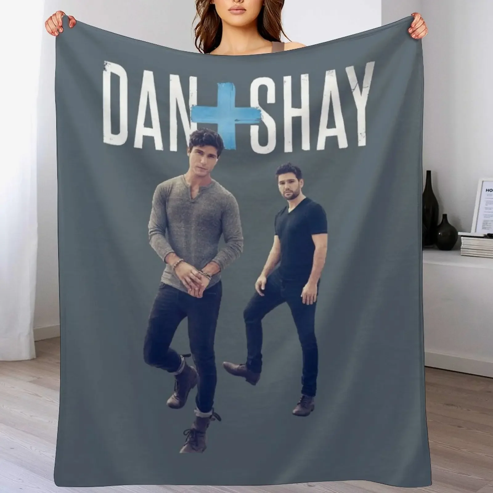 Dan+Shay Youth Teenager Throw Blanket sofa bed Flannel Summer Beddings Beach Blankets