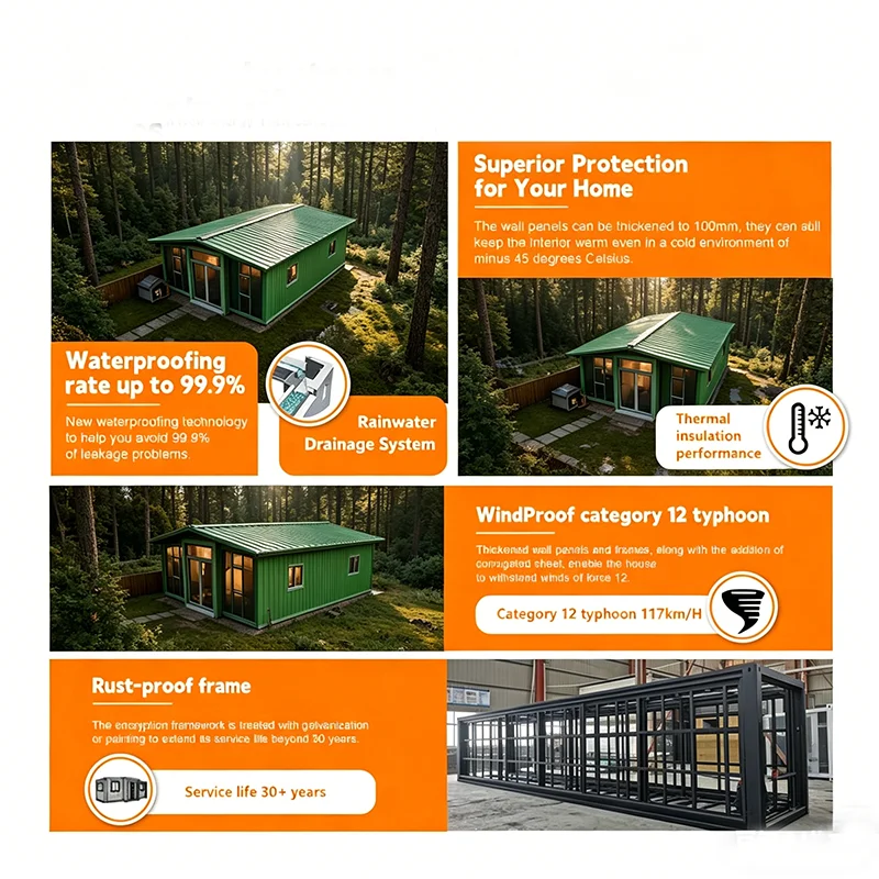 

Customized Luxury 20ft Expandable Foldable Container House Modern Interior Mobile Villa High-End Resort Glamping Accommodation