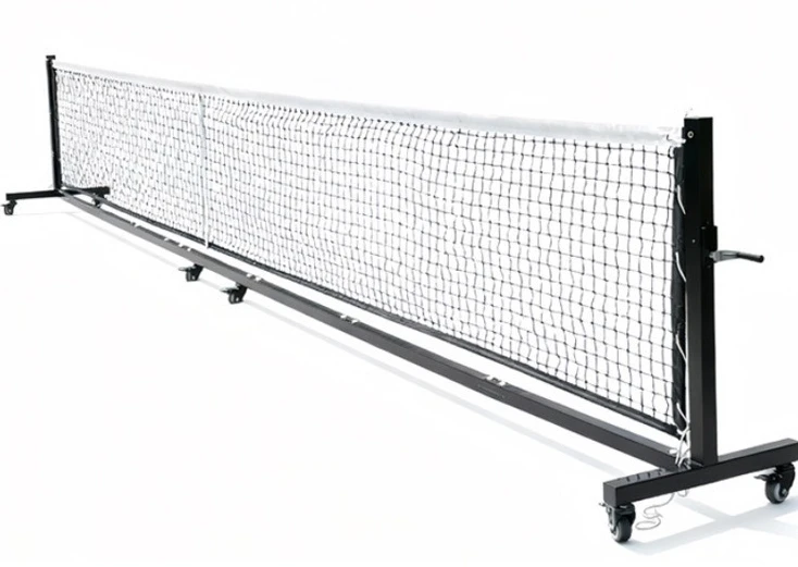 Heavy duty pickleball net, for competition, professional portable, mobile pickleball net frame
