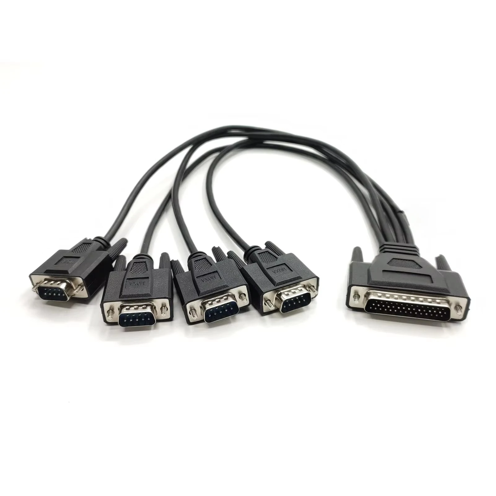 0.3M Null Modem Serial Cable RJ45 Female to DB25 Female 25Pin RS232 Console Cross Data Cord for Computer Serial Communication