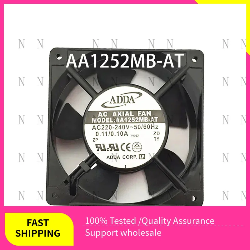 

YJJ New FOR ADDA AA1252MB-AT Case cooling fan AC 220-240V 0.11/0.10A 120*120*25mm 2Pin