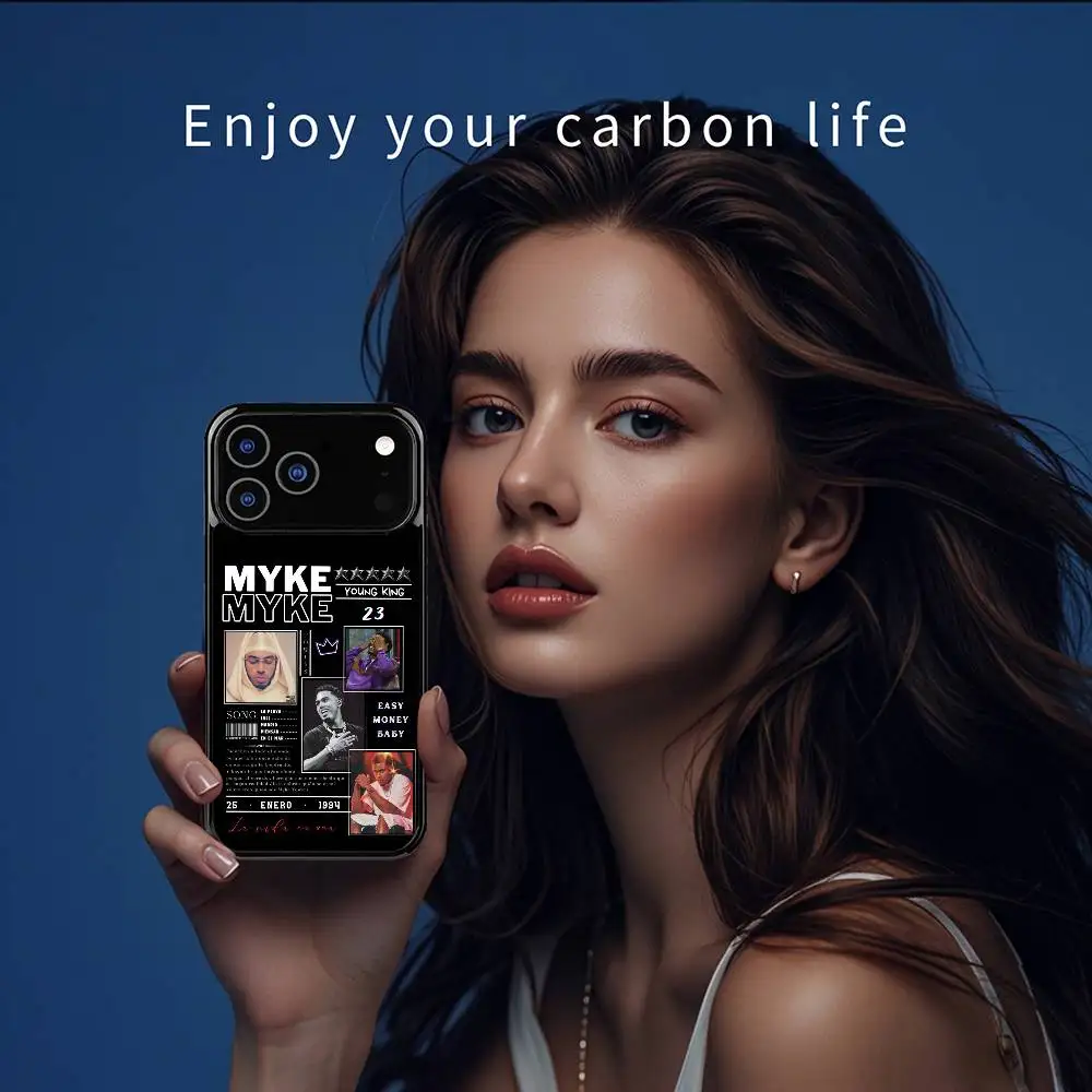 Чехол для телефона Rapper M-Myke T-Towers для iPhone 17, 16, 15, 14, 13, 12, 11 Pro Max Mini Plus Hard Mirror Funda