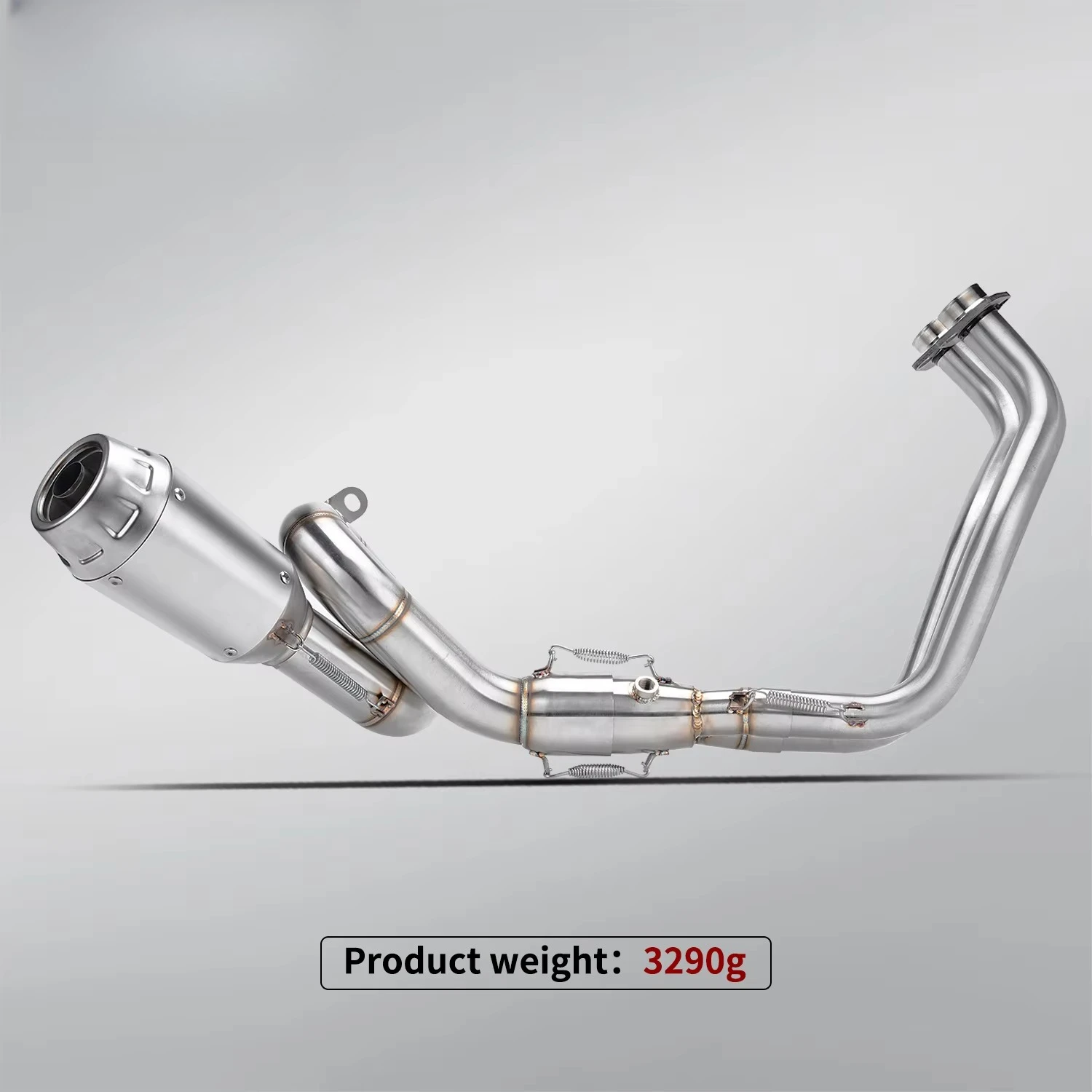 New Stainless Steel MT07 Motorcycle Exhaust System Modification Full Section with ARROW Escape for