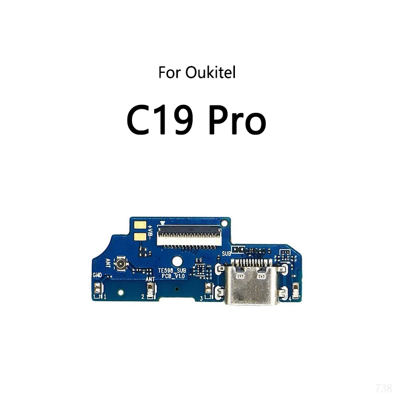 USB Charge Dock Port Socket Jack Connector Cable For Oukitel C15 Pro C17 C18 C19 C21 C22 C25 C31 C32 C35 Charging Board Module