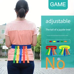 Catch Tail Props Outdoor Funny Game Toy Belt Kindergarten Collective Game Pulling Tail Parent-child Teamwork Game Skill Training