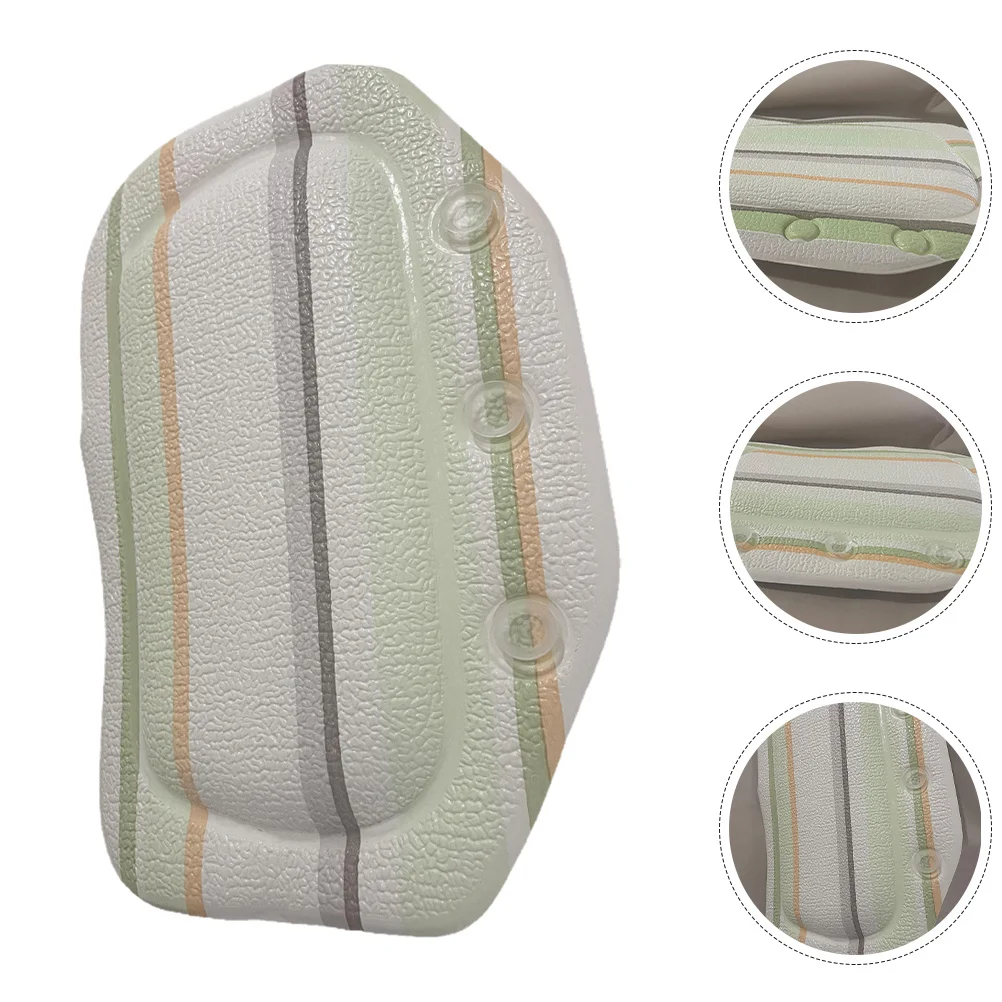 حوض الاستحمام مسند الرأس لينة بولي كلوريد الفينيل شفط كأس حمام وسادة ل تمرغ سبا الاسترخاء حوض وسادة حمام الرقبة الوسائد لحوض الاستحمام #1