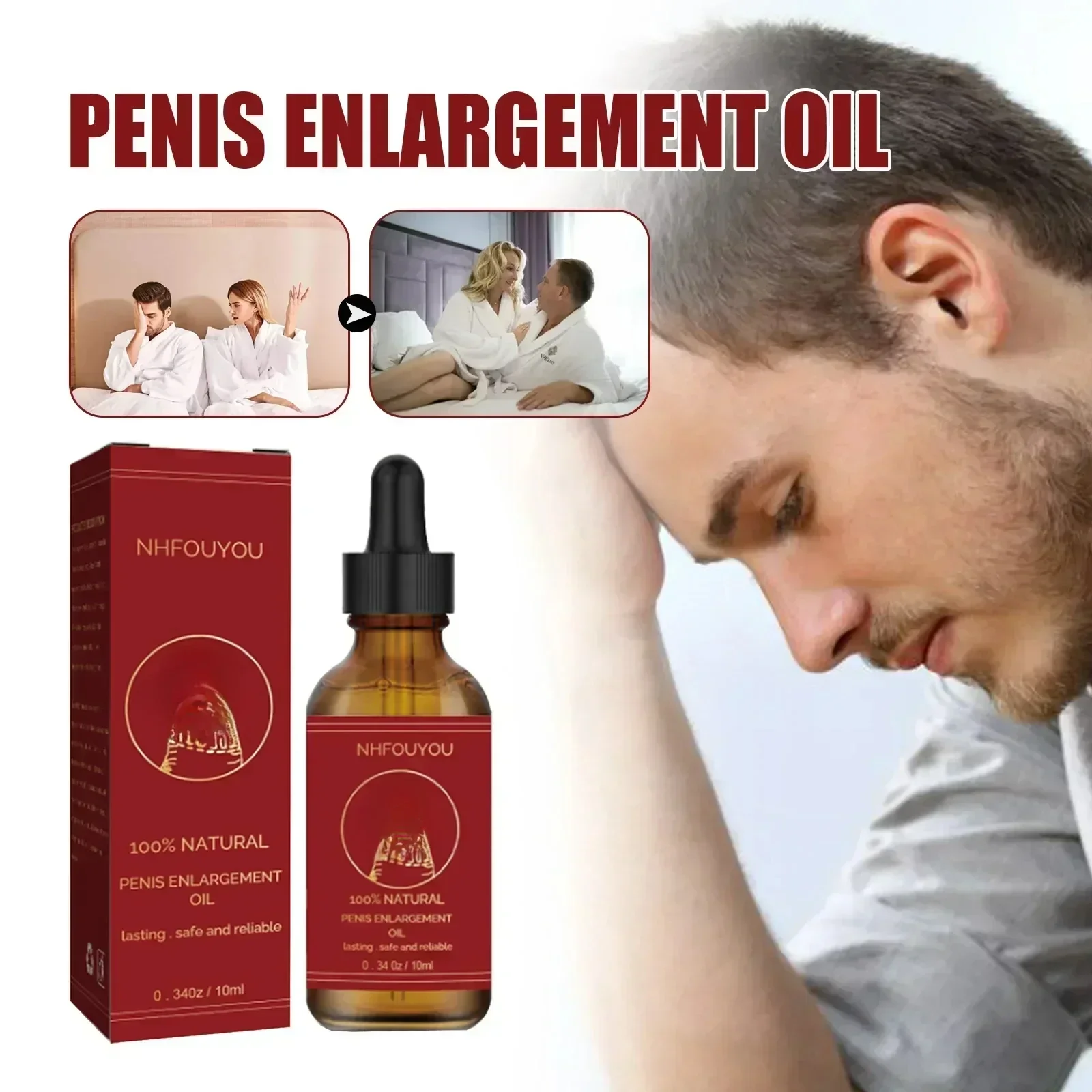 أزياء الرجال مكمل نمو القضيب وتكبيرها للرجال، يعزز حجم أكبر، وأقوى الانتصاب، والقدرة على التحمل الجنسي