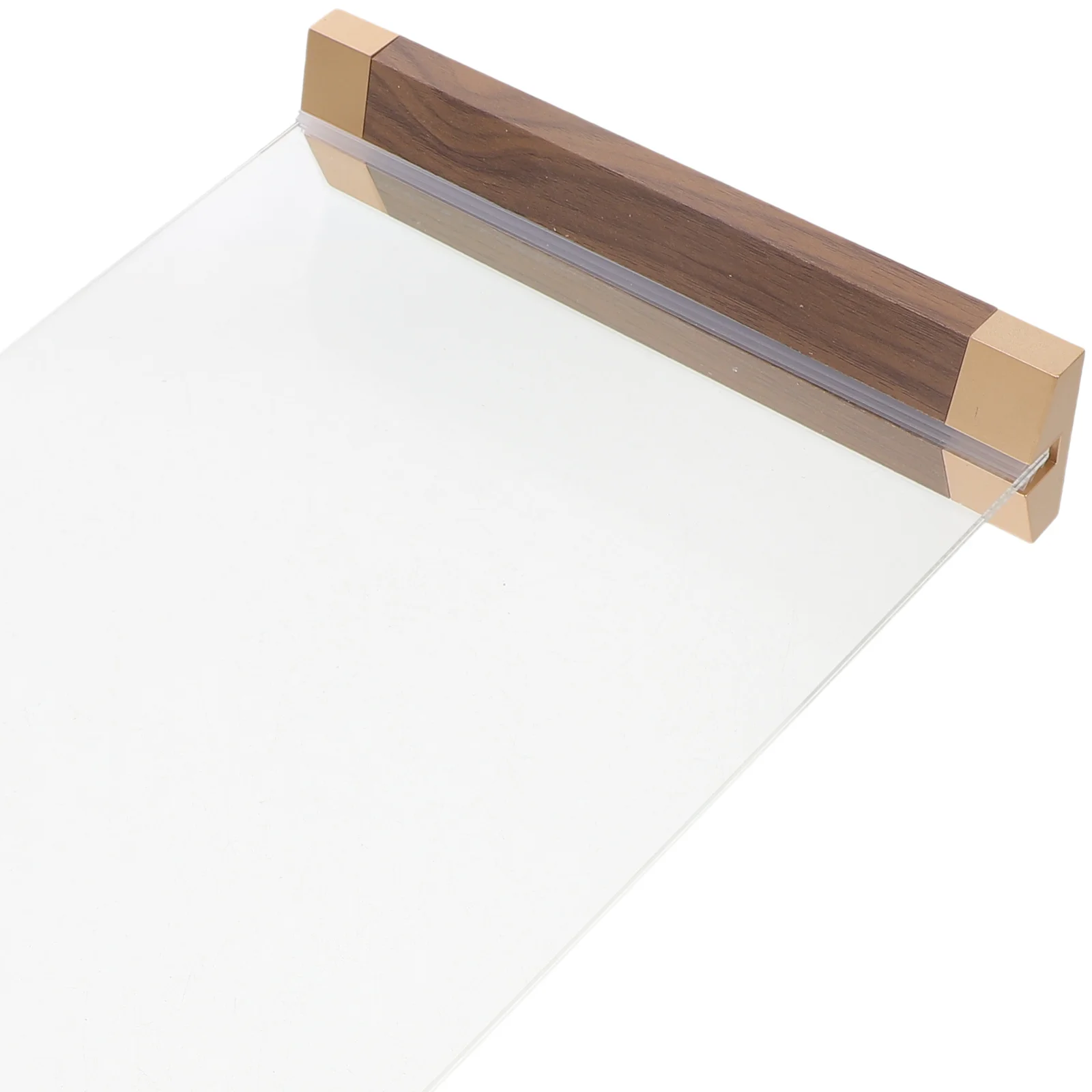 

Clear Tabletop Acrylic Sign Holder Large Size Stable Display Stand for Restaurant Office Home Shop Clear Sign Holder