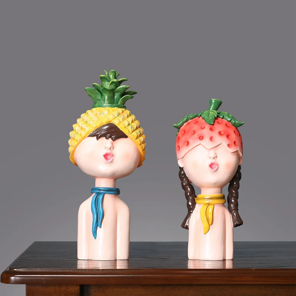 סגנון nordic כמה בובה קישוט קישוט אור יצירתי מותרות ארון טלוויזיה משרד רטרו יצירתי מודל קישוטי