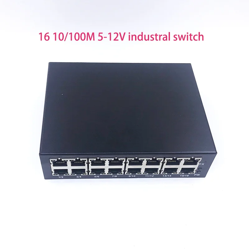 

100M switch Unmanaged 16port 10/100M industrial Ethernet switch module Motherboard Ethernet PCBA board OEM Auto-sensing Ports