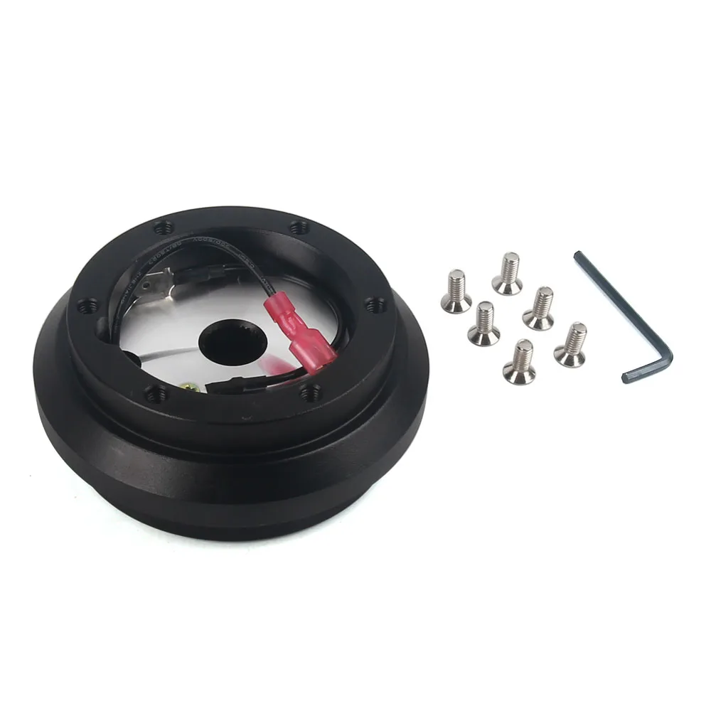 190H Aluminum Steering Wheel Boss Kit Hub Adapter Car Refit Kit Steering Wheel Connector Base Adapter