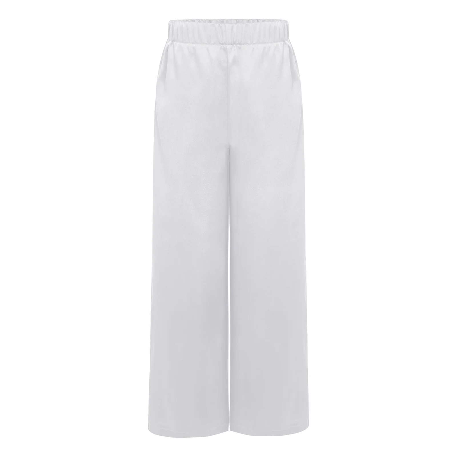 أطفال بنين الليتورجية الثناء الرقص السراويل العبادة ازياء الاحتفال بالروح الصلبة الساتان واسعة الساق السراويل أداء الملابس #5