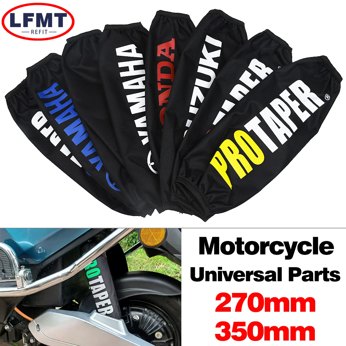 270/350mm Rear Shock Absorber Suspension Protector Protection Cover For Dirt Pit Bike Motocross ATV Quad scooter Universal Parts