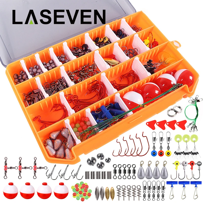 

LASEVEN Winter Fishing Lures Weights Sinkers Jig Hooks Bobbers Float Metal Bait Tackle Fishing Accessories